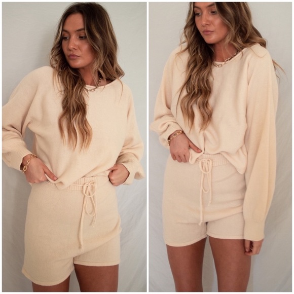 Sand Balloon Sleeve Loungewear - Picture 2 of 6